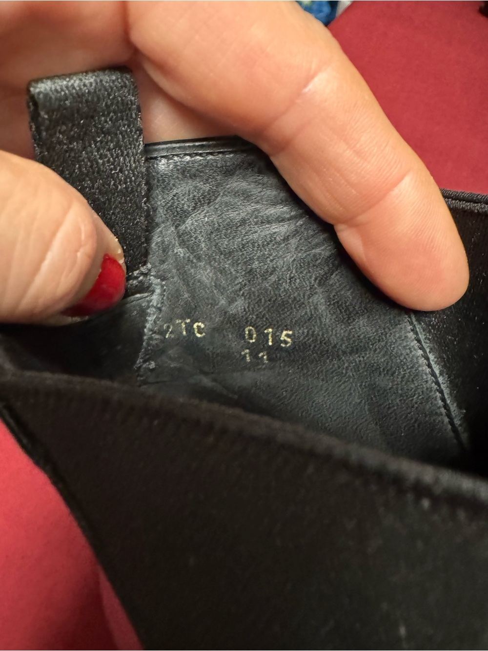 Prada Black Leather Slip-On with Gold Logo - Picture 11 of 16